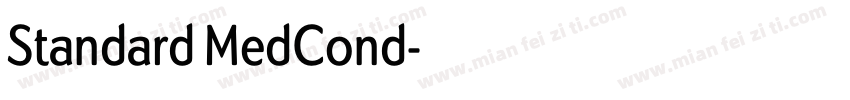 Standard MedCond字体转换